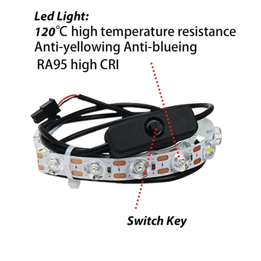 LED Strip For Bambu Lab A1 Upgrade 3D Printer Parts