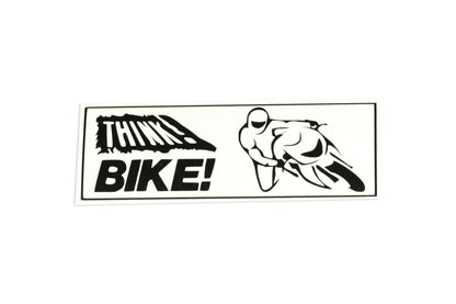 SMALL Think Bike Car Van Bumper & Window Sticker Vinyl Decal Adhesive - klmarket.uk