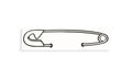 Safety Pin Silhouette Car Bumper Sticker Window Drawer Wall Vinyl Decal - klmarket.uk