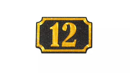 Self Adhesive Door Number 12 For Home, Office, Apartment Door - klmarket.uk