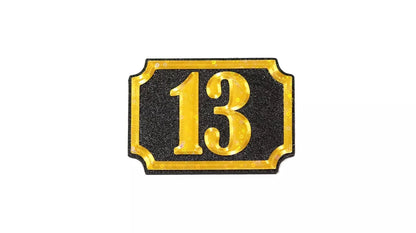 Self Adhesive Door Number 13 For Home, Office, Apartment Door - klmarket.uk