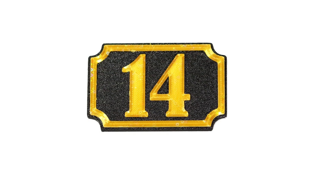 Self Adhesive Door Number 14 For Home, Office, Apartment Door - klmarket.uk