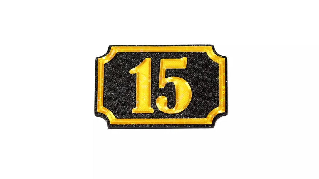 Self Adhesive Door Number 15 For Home, Office, Apartment Door - klmarket.uk