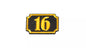 Self Adhesive Door Number 16 For Home, Office, Apartment Door - klmarket.uk