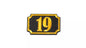 Self Adhesive Door Number 19 For Home, Office, Apartment Door - klmarket.uk