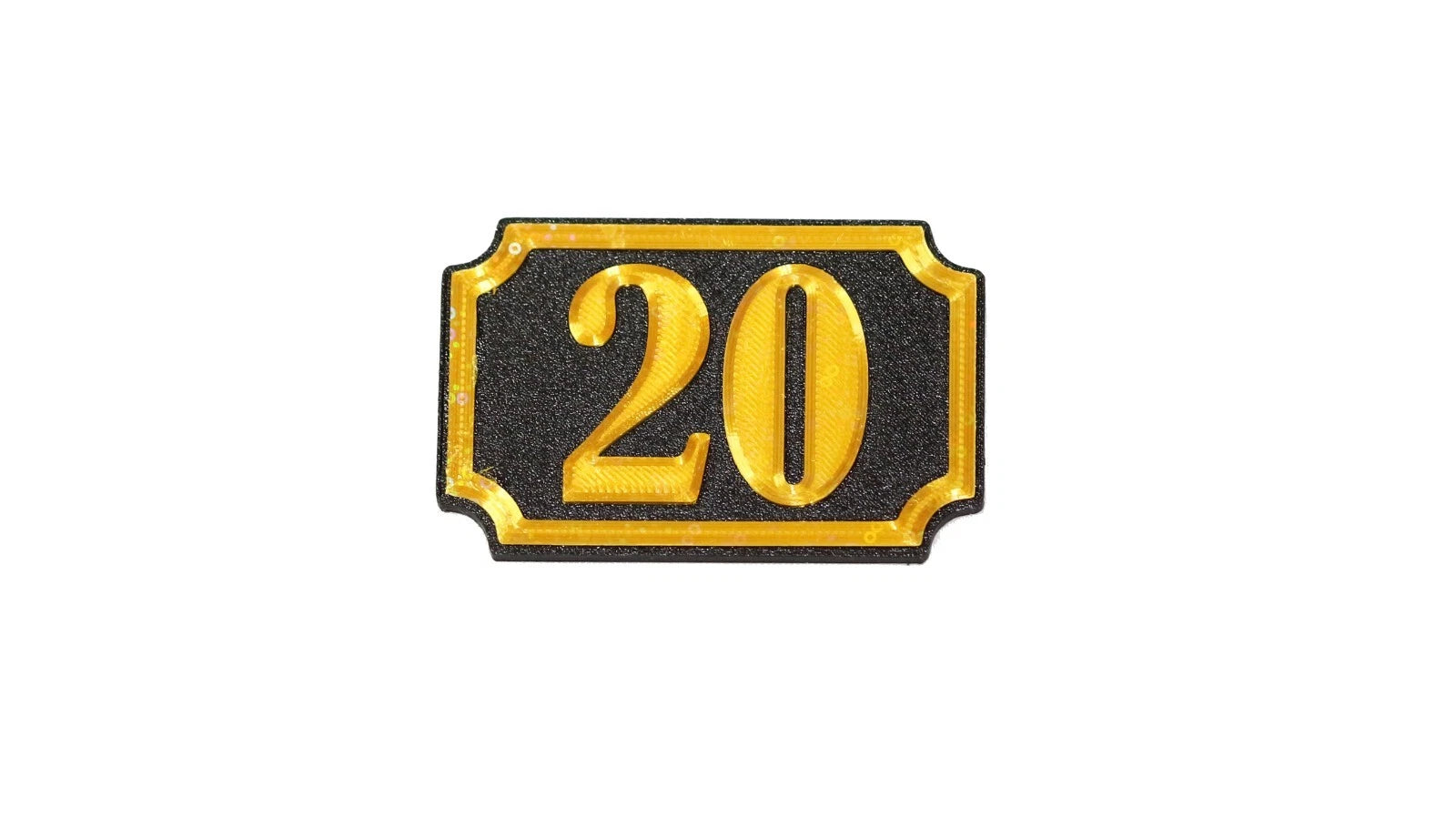 Self Adhesive Door Number 20 For Home, Office, Apartment Door - klmarket.uk