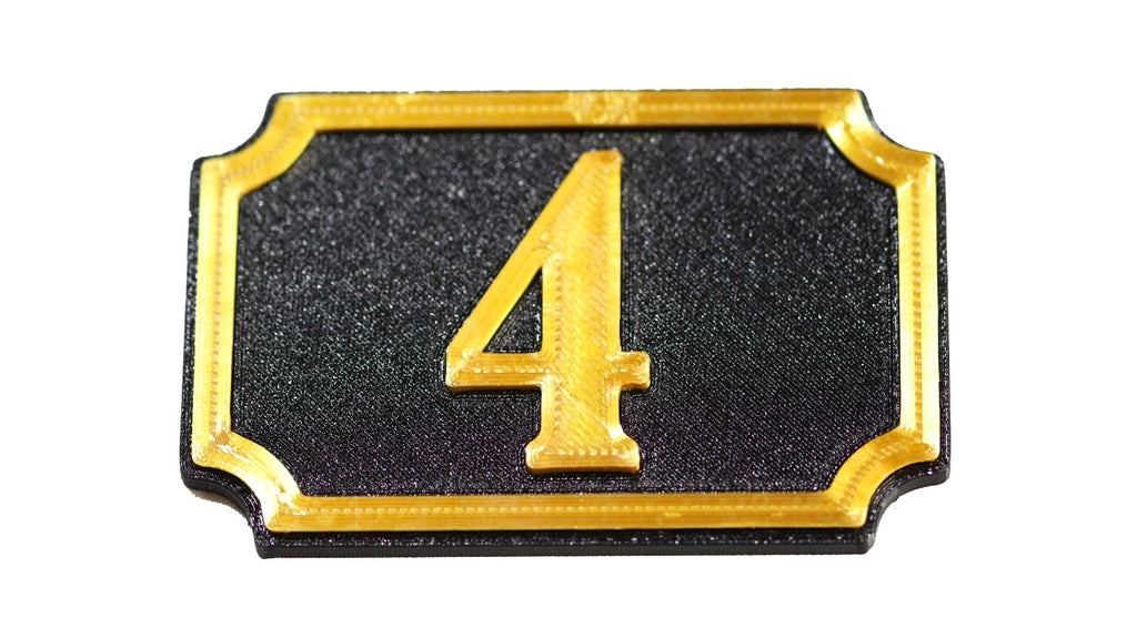 Self Adhesive Door Number 4 For Home, Office, Apartment Door - klmarket.uk