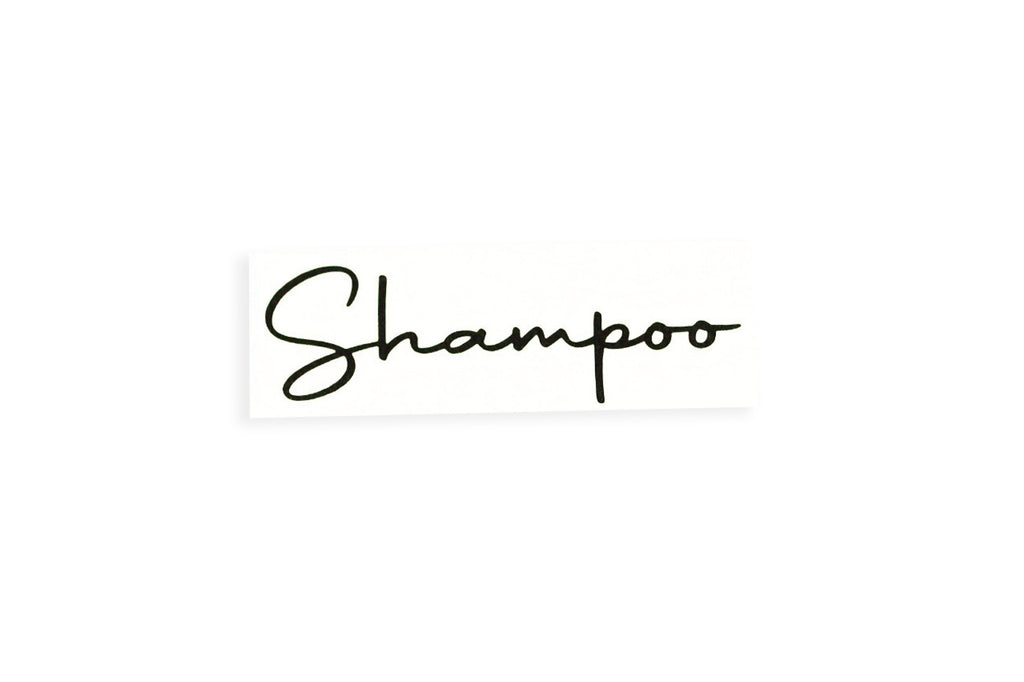 Shampoo Body Wash Conditioner Stickers Refillable Bottle Decals - klmarket.uk