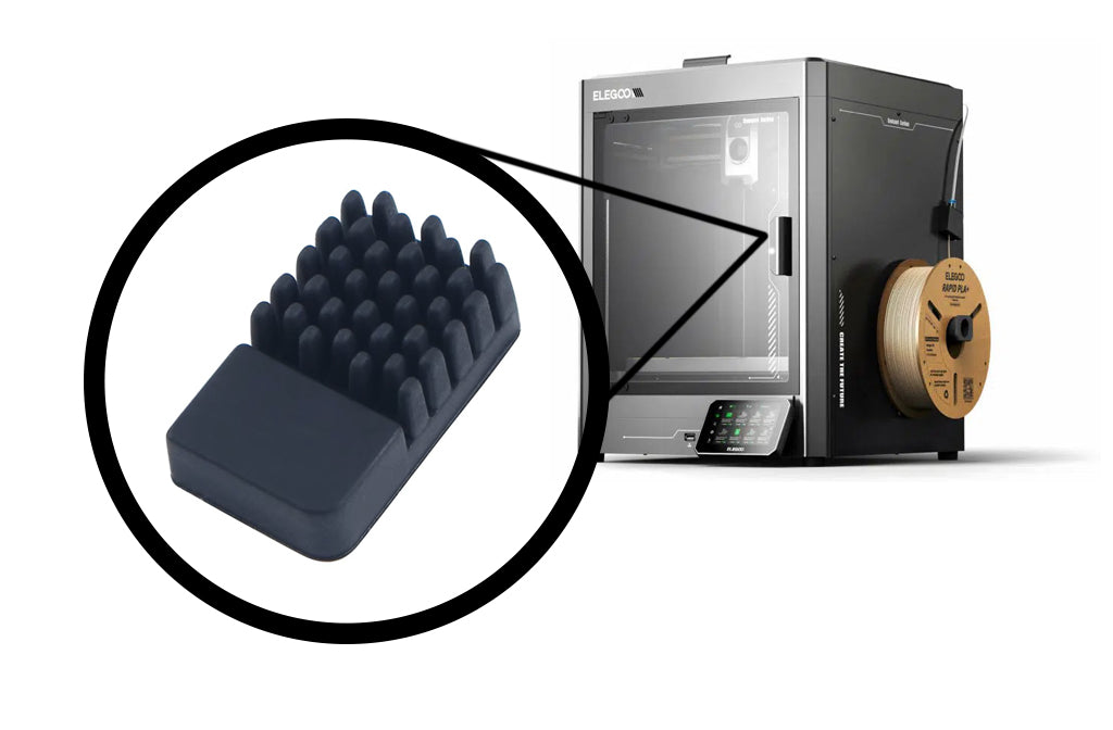 Silicone Brush Nozzle Wiper For Elegoo CC Centauri Carbon - klmarket.uk
