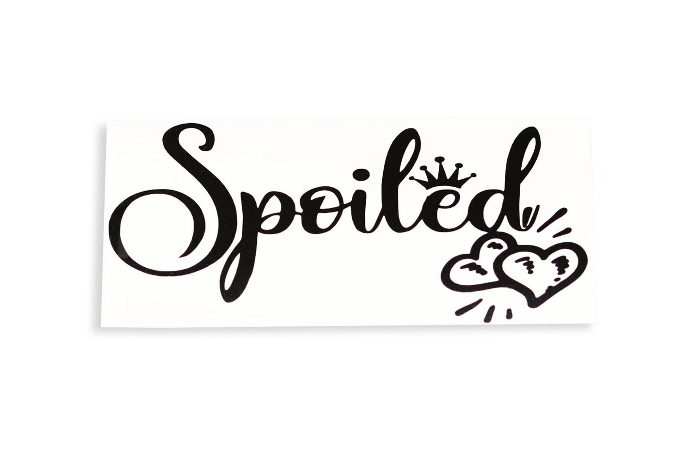 Spoiled Girl Love Car Bumper & Window Sticker - klmarket.uk