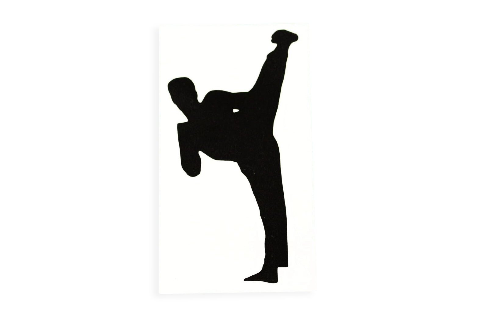 Taekwondo Kick Man Silhouette Bumper Sticker Window Vinyl Decal - klmarket.uk