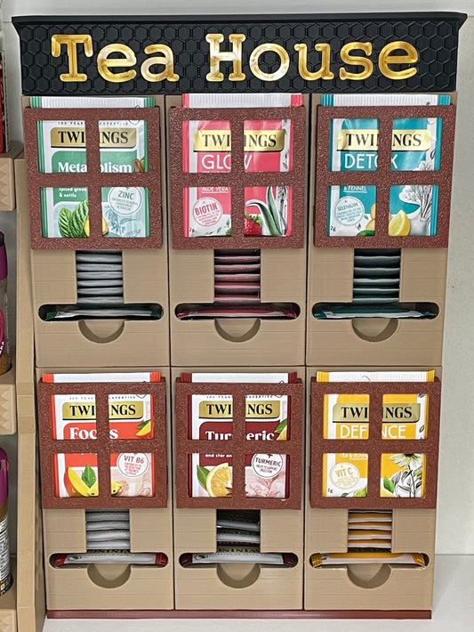 Tea House Organiser Kitchen Cupboard Organiser - klmarket.uk