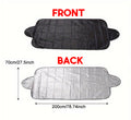 Thin Car Windscreen Snow Ice Cover Sun Shade Waterproof & Dustproof - klmarket.uk