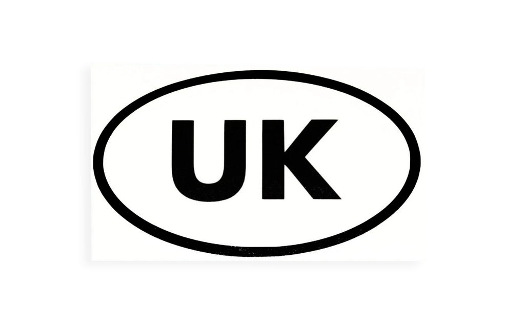 UK Country Code Sticker For Traveling Abroad VAN SUV 4x4 Bumper & Window Vinyl Sticker Adhesive - klmarket.uk