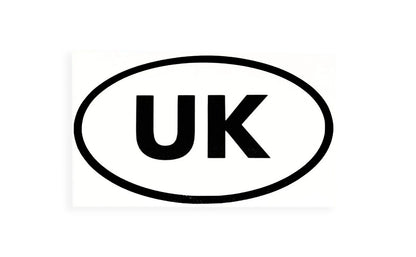 UK Country Code Sticker For Traveling Abroad VAN SUV 4x4 Bumper & Window Vinyl Sticker Adhesive - klmarket.uk