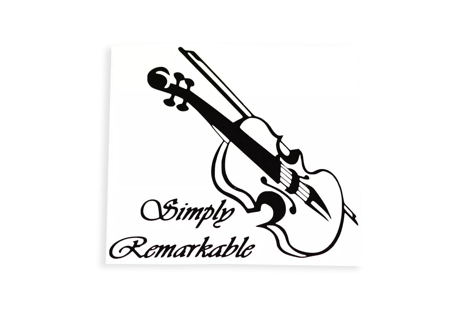 Violin Simply Remarkable Car Bumper Sticker Wall Window Laptop Vinyl Decal #2 - klmarket.uk