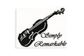 Violin Simply Remarkable Music Love Bumper Sticker Window Vinyl Decal - klmarket.uk