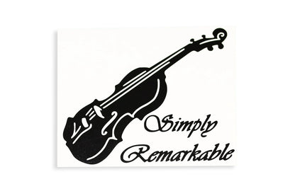 Violin Simply Remarkable Music Love Bumper Sticker Window Vinyl Decal - klmarket.uk