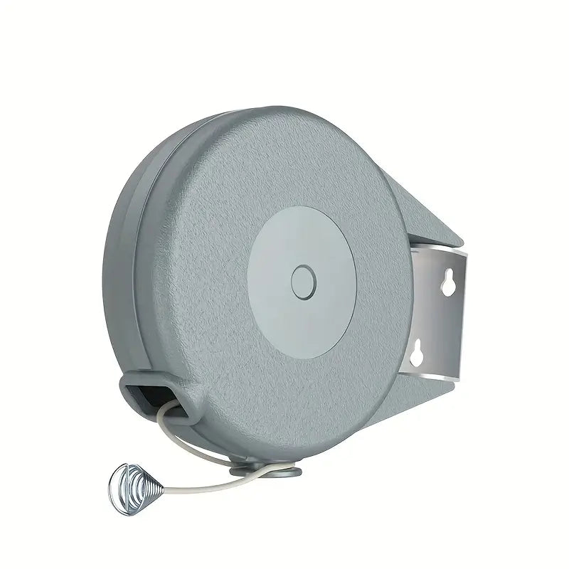 Wall Mounted Laundry Drying Line Single Retractable Rope Heavy-Duty - klmarket.uk