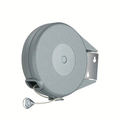 Wall Mounted Laundry Drying Line Single Retractable Rope Heavy-Duty - klmarket.uk