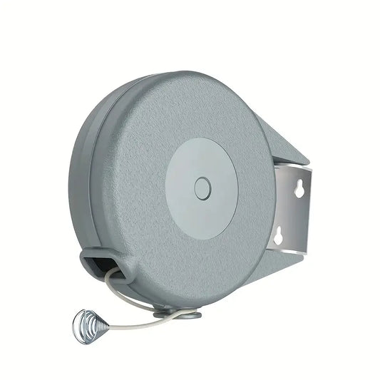 Wall Mounted Laundry Drying Line Single Retractable Rope Heavy-Duty - klmarket.uk