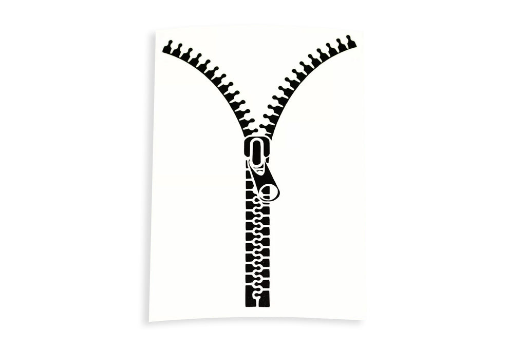 ZIP Car Van Bumper Sticker Tailgate Window Wall Laptop Vinyl Decal
 - klmarket.uk