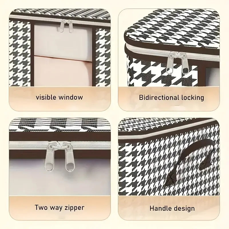 Foldable Bedroom Storage Box - Clothes and Quilt Organizer Dustproof Bag #2