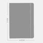 A5 Notebook Hardcover Cover & Ribbon - klmarket.uk