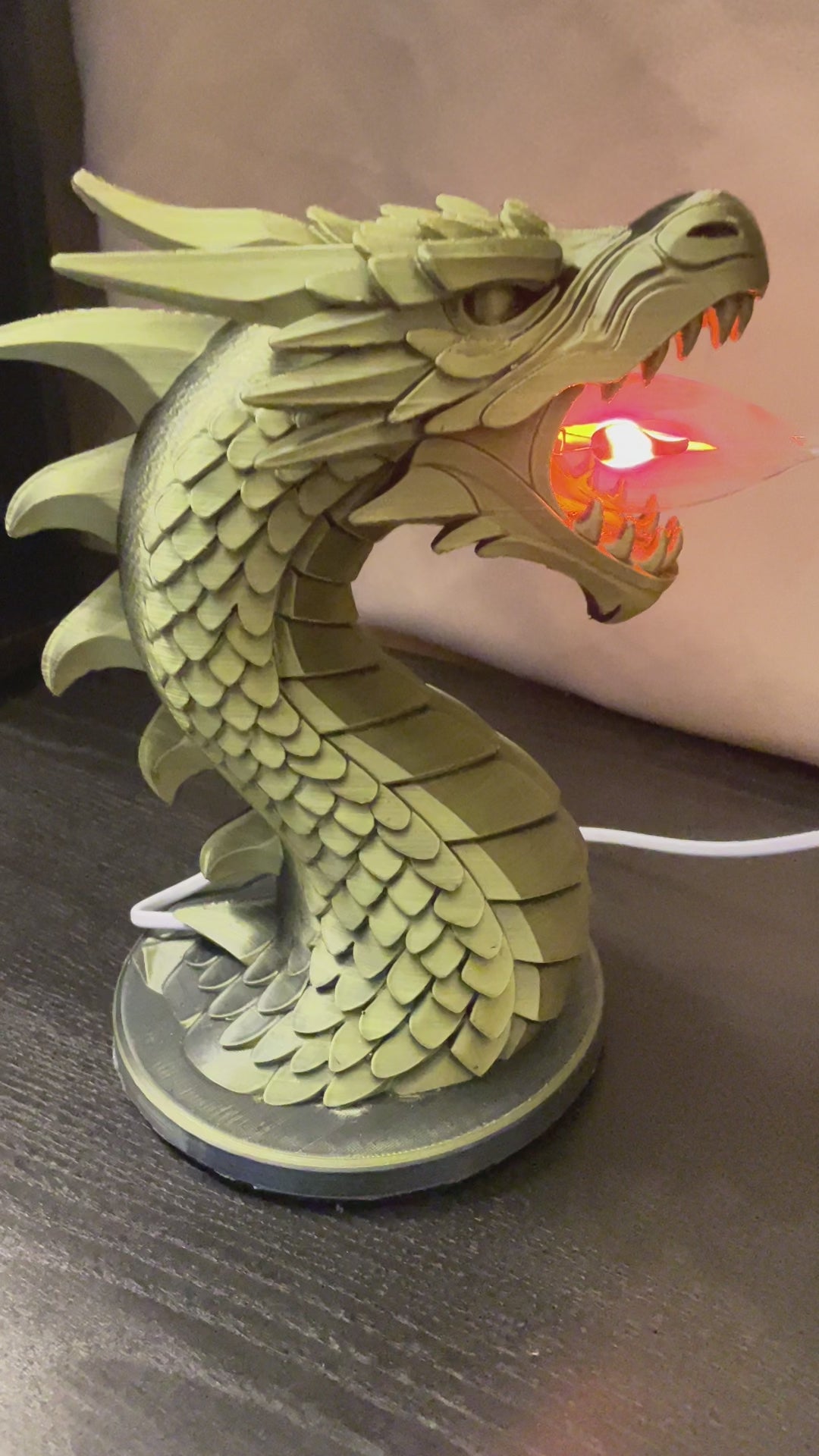 Decorative Dragon Style Table Bedside Lamp - klmarket.uk