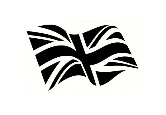 Waving Flying Union Jack Flag Car Bumper Sticker Window Tailgate Vinyl Decal - klmarket.uk