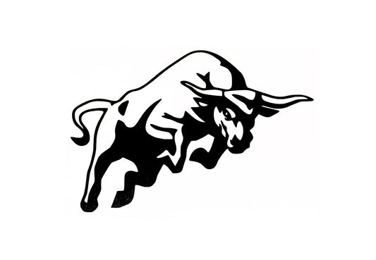 Bull Buffalo Car Bumper Sticker - Vinyl Decal For Window Laptop Adhesive - klmarket.uk