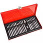 TX STAR Hex Hexagon XZN Mechanic Tool Bit 40 Piece Set in metal case