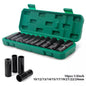 Heavy Duty Long Reach 1/2 inch 12.5mm Square Head 10pcs Socket Set